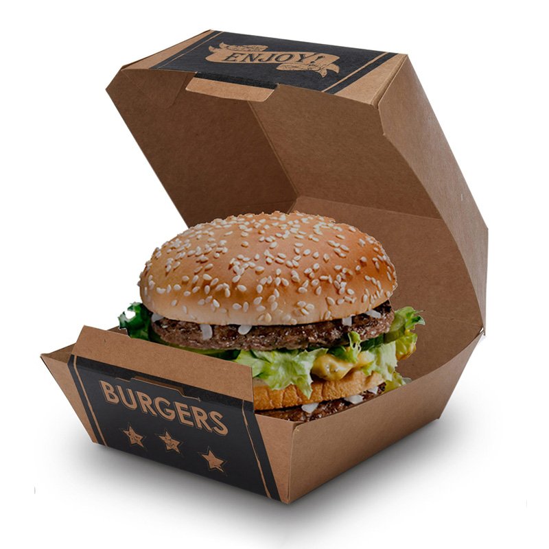 Customized burger boxes