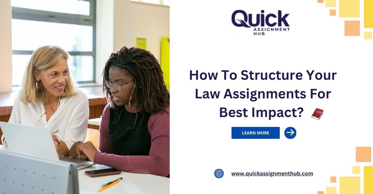 Learn how to structure your law assignment for maximum impact.