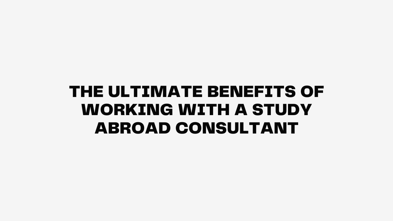 The Ultimate Benefits of Working with a Study Abroad Consultant