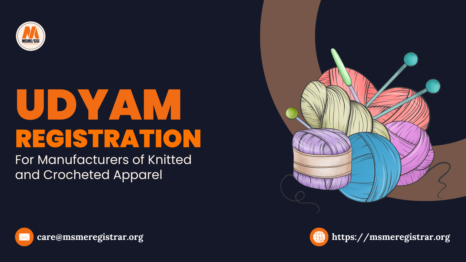 Udyam Registration for Manufacturers of Knitted and Crocheted Apparel