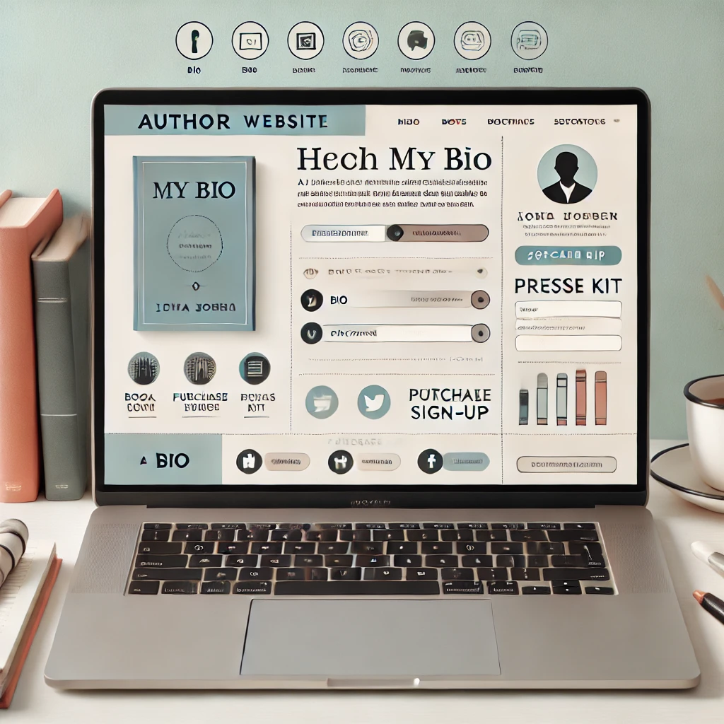 best authors website design