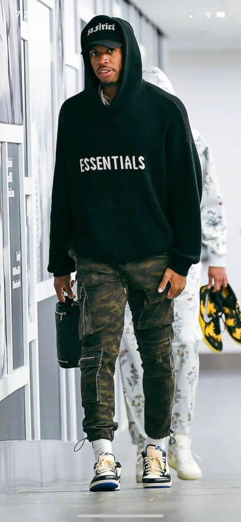 Black Essentials Hoodie