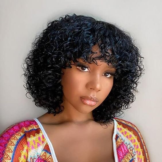 short curly wig