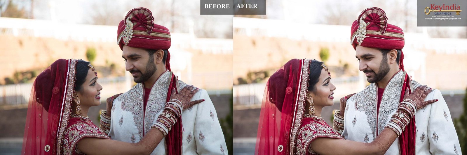 wedding retouching