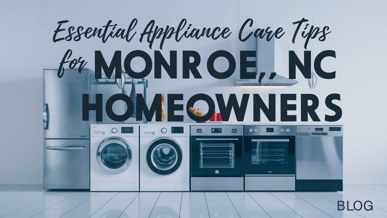 Essential Appliance Care Tips for Monroe, NC Homeowners