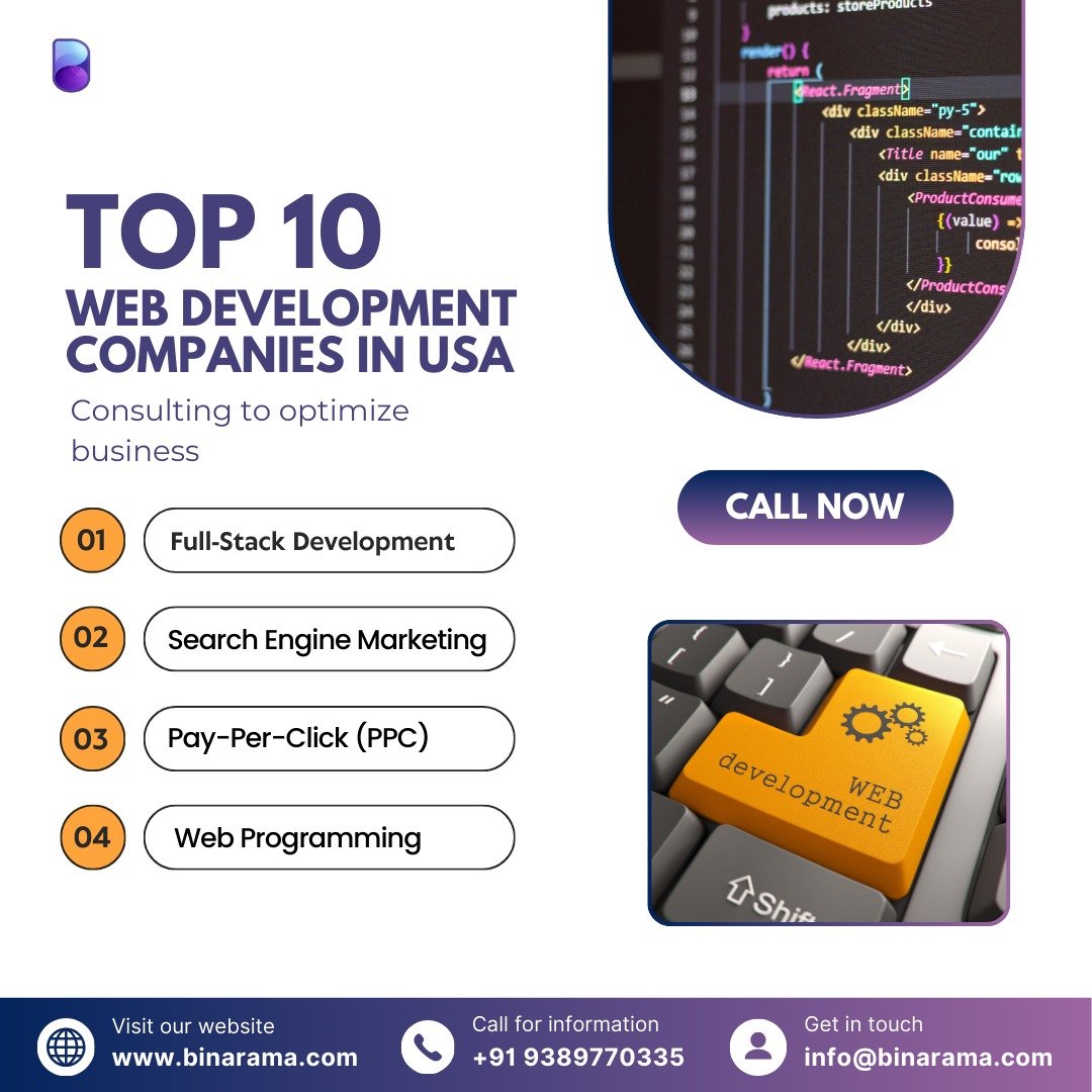 top web development companies in usa