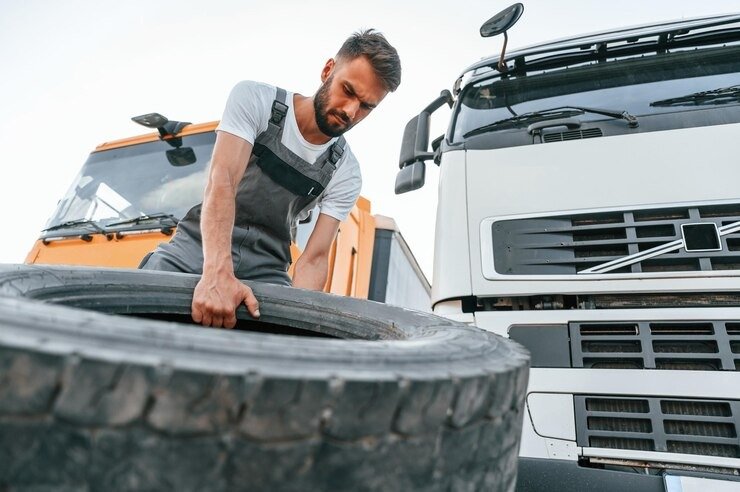 Mobile Semi Truck Tire Repair