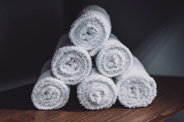 White Bath Towels